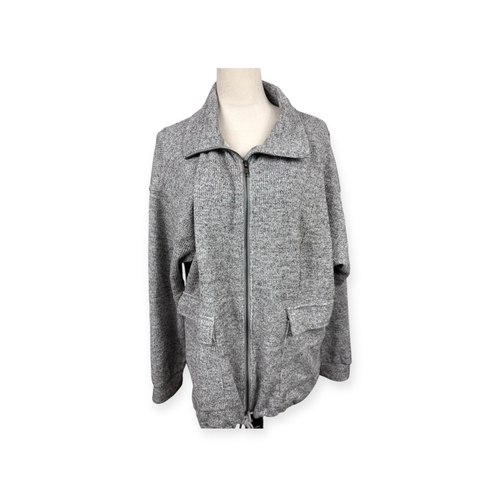 Livi Active By Lane Bryant gray Zip Up Jacket size 18/20